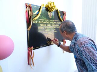 PTPN 1 Resmikan Pabrik Cerutu Deli Nusantara