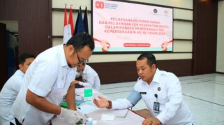 Rayakan Kemerdekaan, Lapas Banyuwangi Ajak Pegawai Donor Darah dan Periksa Kesehatan Lapas Banyuwangi Gelar Donor Darah dan Cek Kesehatan Gratis