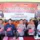 Kapolresta Banyuwangi, Kombes Pol Rama Samtama Putra, dalam konferensi pers di Mapolresta