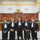 Tim penasihat hukum terdakwa Ilyas Sitorus dalam Kasus Korupsi Aplikasi Digital di Medan