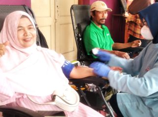 Layanan donor darah keliling ini menjangkau hingga pelosok desa