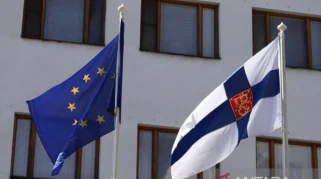 Gedung Kementerian Luar Negeri Finlandia yang mengumumkan penutupan kedutaan