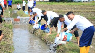 Lahan SAE Pakis Lapas Banyuwangi dengan budidaya tanaman dan ikan