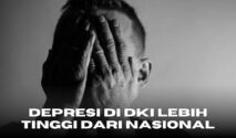 Data prevalensi depresi penduduk DKI Jakarta menurut Kemenkes
