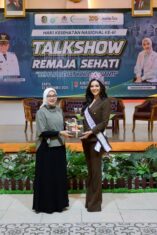 Putri Indonesia Kampanyekan Kesehatan Mental Remaja di Banyuwangi Putri Indonesia 2025 Firsta Yufi Amarta Putri kampanye kesehatan mental remaja di Banyuwangi