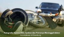 kecelakaan fotografer Bandung Syamsuddin Syaban di Jalan Soekarno Hatta