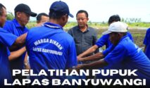 Pelatihan pembuatan pupuk untuk warga binaan Lapas Banyuwangi
