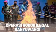 Operasi gabungan Satpol PP dan Bea Cukai penertiban rokok ilegal di Banyuwangi