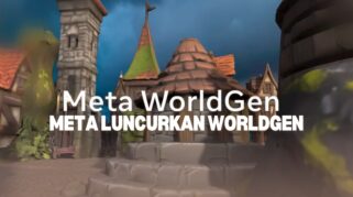 Meta Luncurkan WorldGen, AI Pembuat Dunia Virtual 3D Tampilan Meta WorldGen yang membuat dunia virtual 3D dengan AI