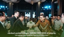 Menbud Fadli Zon menyambut delegasi ASEAN dalam pertemuan ASEAN-COCI 2025 di Jakarta.