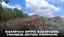 Sampah dari Dapur SPPG di Sampang Tembus 25 Ton per Hari, DLH Tegaskan Pengelolaan Mandiri Truk sampah DLH membawa sampah SPPG ke TPA Sampang