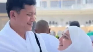 Bupati Aceh Selatan, Mirwan MS pergi umroh di tengah bencana. (Instagram @almisbahtravel_aceh)