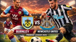 Pemain Burnley dan Newcastle United jelang laga Premier League