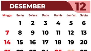 Jadwal cuti bersama dan libur Natal 2025