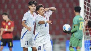 Pertandingan sepak bola SEA Games 2025 Thailand vs Timor Leste