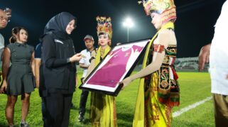 Skuad Persewangi Banyuwangi 2025 diluncurkan di Stadion Diponegoro