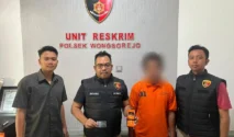 Polisi mengamankan pelaku judi online di Wongsorejo Banyuwangi