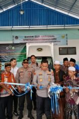 Kapolresta Banyuwangi meresmikan SPPG Forkam di Muncar