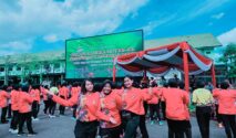 Korps Wanita Angkatan Darat merayakan HUT ke-64 di Kodam V/Brawijaya