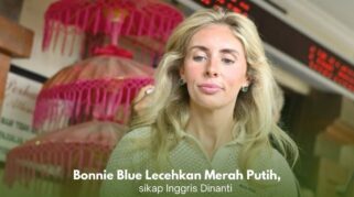 Bonnie Blue terkait kasus dugaan pelecehan bendera Merah Putih