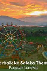 Saloka Theme Park dengan berbagai wahana dan zona tematik