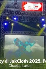 Juicy Luicy tampil di JakCloth 2025 diserbu laron