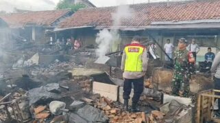 Kondisi Pasar Lemahabang Cirebon usai kebakaran hebat