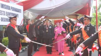 Upacara kenaikan pangkat 109 personel Polresta Banyuwangi