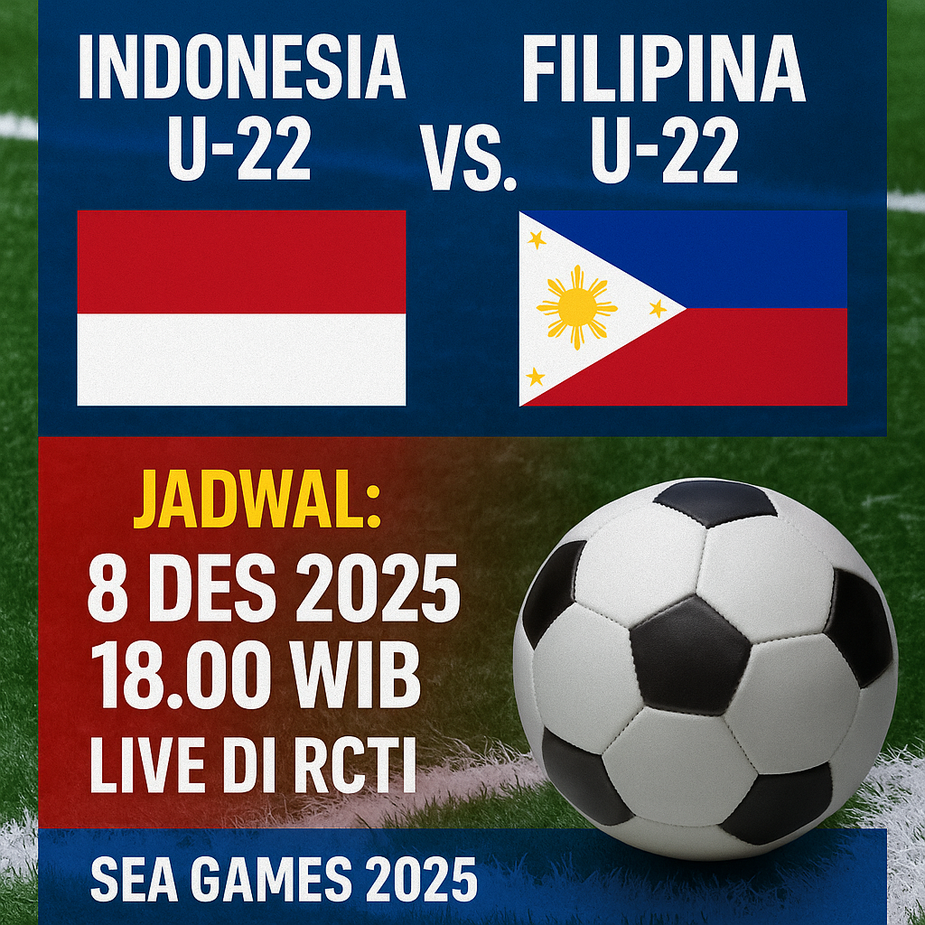 pertandingan indonesia vs filipina sea games 2025 live di RCTI