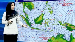 Hujan lebat melanda wilayah Indonesia