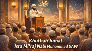Ilustrasi khutbah Jumat dalam rangka peringatan Isra Mi’raj Nabi Muhammad SAW