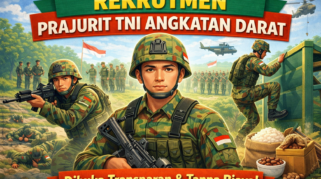 Ilustrasi prajurit TNI Angkatan Darat