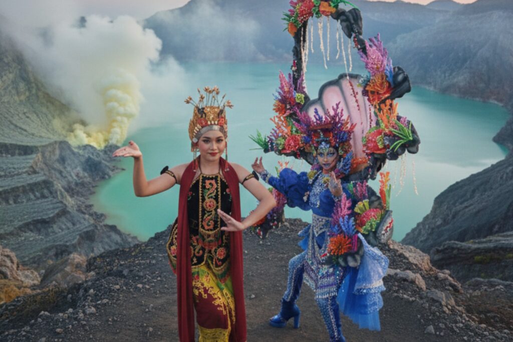 BEC dan Gandrung Sewu di Kawah Ijen Banyuwangi