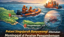 petani singojuruh banyuwangi ditemukan meninggal di perairan pengambengan bali