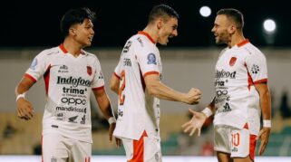 Mirza Mustafic gol cepat Bali United vs PSM