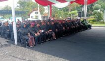 upacara pergeseran pejabat di lingkungan pemkab banyuwangi