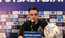 Hector Souto menangis usai timnas futsal Indonesia lolos final AFC 2026