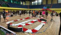 Peserta Mini 4WD STB Up Class berlaga di GOR Tawangalun Banyuwangi