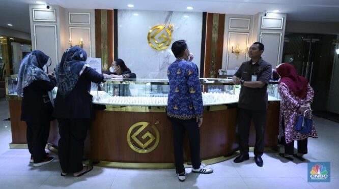 Harga emas Galeri 24 hari ini di Pegadaian
