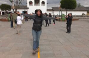walking on equator line