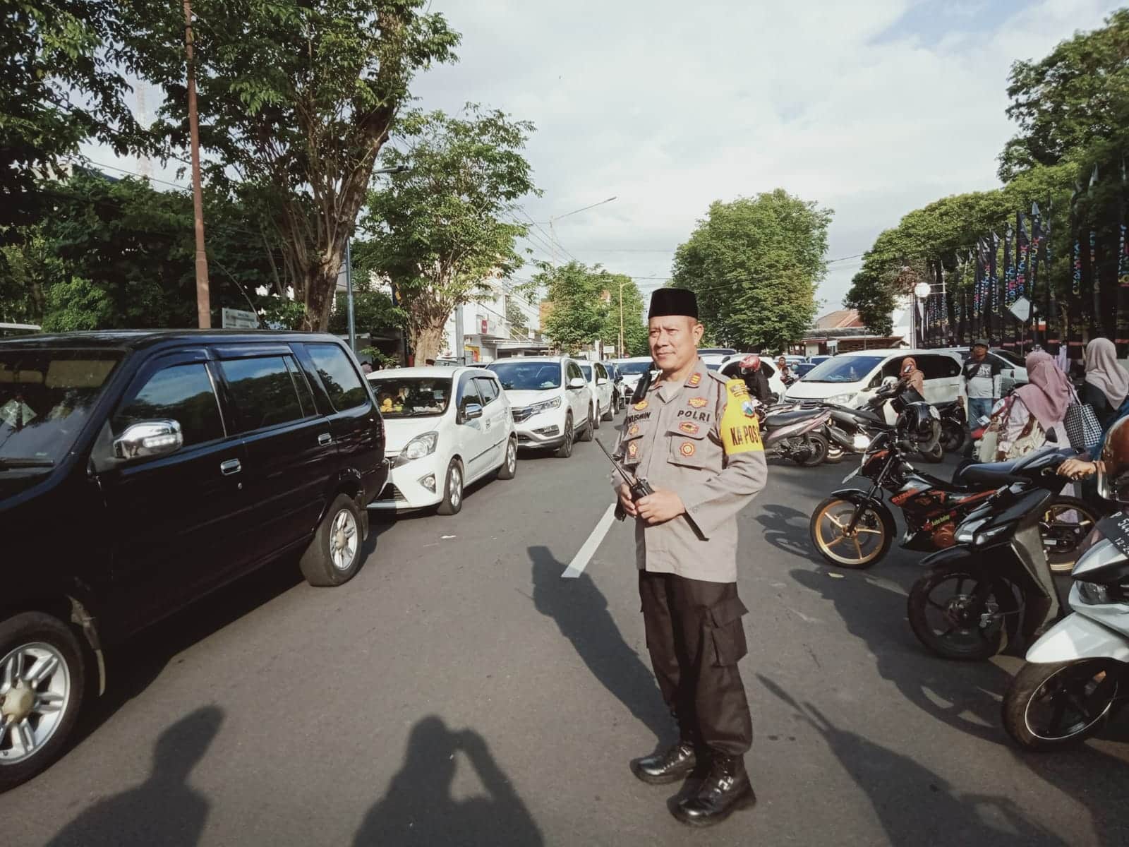 Pengamanan sholat Ied di Banyuwangi