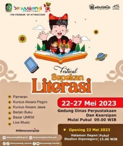 Nikmati Festival Sepekan Literasi Di Banyuwangi, Mulai Dari 22-27 Mei 2023!