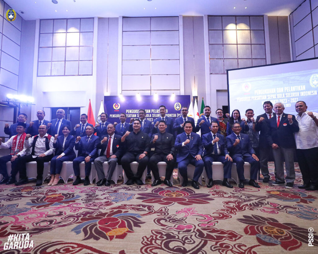 Pelantikan Pengurus Baru PSSI Masa Bakti 2023-2027: Mengadopsi Prestasi Internasional Sebagai Tradisi Baru