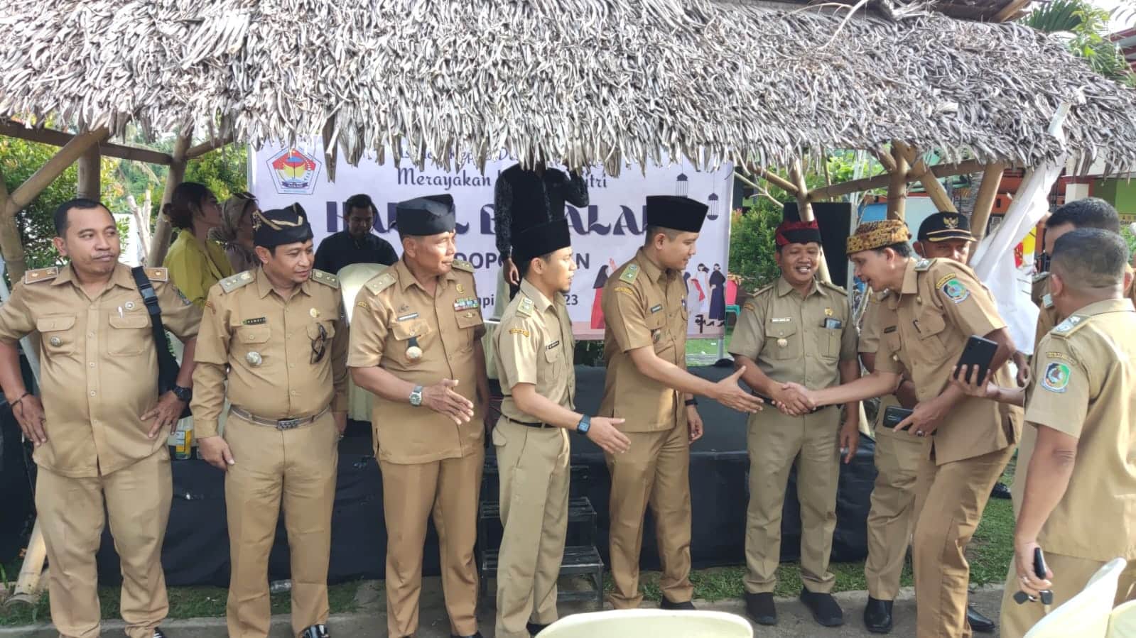 ASKAB Menggelar Acara Halal Bihalal Sekaligus Konsolidasi Antar Kepala Desa halal bihlal askab banyuwangi