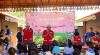 Siaga Bencana For Kids: PMI Banyuwangi & Paud TK Teratai Siapkan Generasi Siaga Bencana Sejak Dini di Banyuwangi