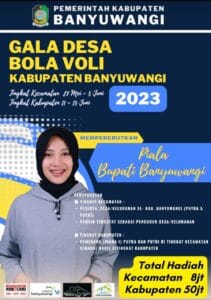 Gala Desa Bola Voli Piala Bupati Banyuwangi Tahun 2023 Siap Digelar, 434 Tim Siap Ikut Bertanding di Banyuwangi