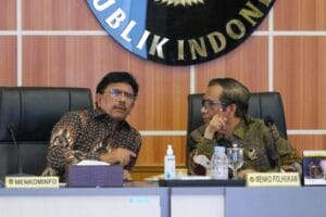 Mahfud MD Ditunjuk Sebagai Pelaksana Tugas Menteri Komunikasi Dan Informatika Oleh Presiden Joko Widodo