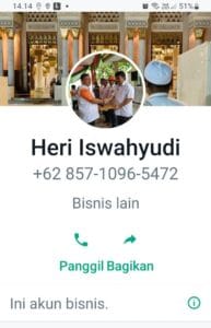 Penipuan via WA mengatasnamakan Pejabat