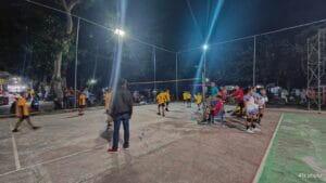 Pertandingan voli persahabatan INETmedia vs bagor agung