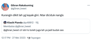 Gempar Di Twitter: Akun Twitter Gibran Di Serang Tweetan Tak Senonoh, Bagaimana Sikap Gibran?